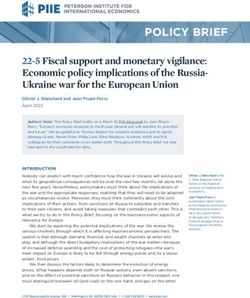 22-5 Fiscal support and monetary vigilance: Economic policy implications of the Russia-Ukraine war for the European Union - Peterson Institute ...