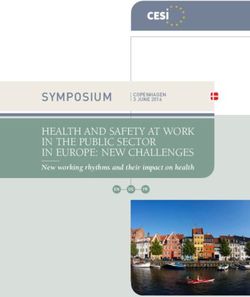SYMPOSIUM HEALTH AND SAFETY AT WORK IN THE PUBLIC SECTOR IN EUROPE: NEW CHALLENGES - CESI | EUROPEAN CONFEDERATION OF INDEPENDENT ...