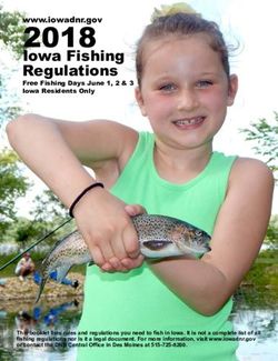 2018 Iowa Fishing Regulations - Iowa DNR
