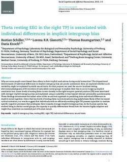 Theta resting EEG in the right TPJ is associated with individual differences in implicit intergroup bias