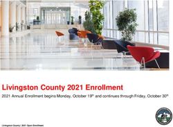 Livingston County 2021 Enrollment - 2021 Annual Enrollment begins Monday, October 19th and continues through Friday, October 30th