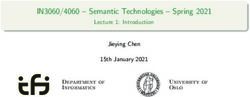 IN3060/4060 - SEMANTIC TECHNOLOGIES - SPRING 2021 - UIO