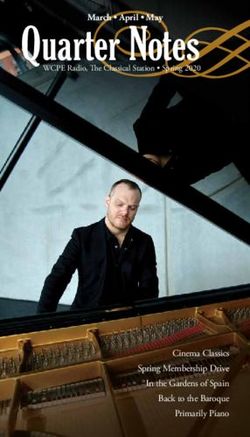 Quarter Notes - Cinema Classics Spring Membership Drive In the Gardens of Spain Back to the Baroque Primarily Piano - The Classical Station