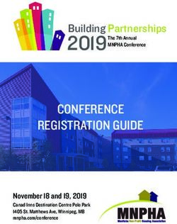 CONFERENCE REGISTRATION GUIDE - Building Partnerships 2019 The 7th Annual - Manitoba Non-Profit Housing ...