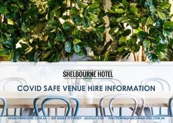 COVID SAFE VENUE HIRE INFORMATION - SHELBOURNEHOTEL.COM.AU - 200 SUSSEX ST SYDNEY - (02)9267-3100 - Shelbourne ...