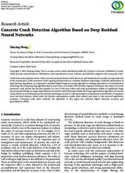 Concrete Crack Detection Algorithm Based on Deep Residual Neural Networks
