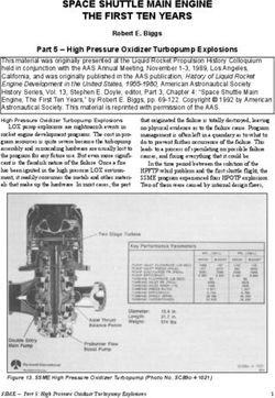SPACE SHUTTLE MAIN ENGINE THE FIRST TEN YEARS