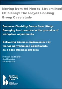 Moving from Ad Hoc to Streamlined Efficiency: The Lloyds Banking Group Case study - Global Business and ...