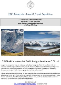 2021 Patagonia - Paine O Circuit Expedition