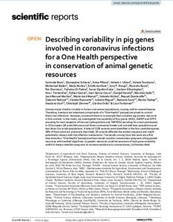 Describing variability in pig genes involved in coronavirus infections for a One Health perspective in conservation of animal genetic resources ...