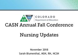 November 2018 Sarah Blumenthal, MSN, RN, NCSN - Colorado ...