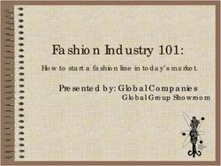 Fashion Industry 101: Presented by: Global Companies How to start a fashion line in today's market.
