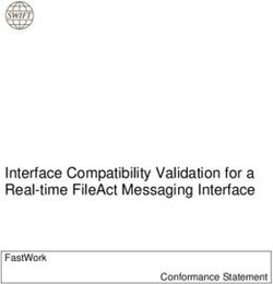 Interface Compatibility Validation for a Real-time FileAct Messaging Interface - Title Page - SWIFT