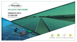 SOLAR PV PROVIDERS PRESENTATION OVERVIEW - Trust Solar