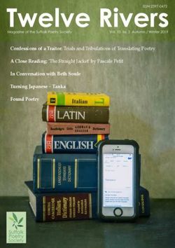 In Conversation with Beth Soule Turning Japanese - Tanka Found Poetry - Confessions of a Traitor: Trials and Tribulations of Translating Poetry A ...