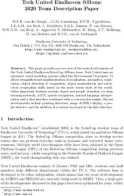 Tech United Eindhoven @Home 2020 Team Description Paper