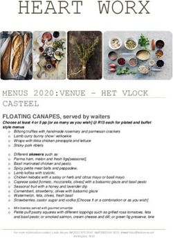 HEART WORX - MENUS 2020:VENUE - HET VLOCK CASTEEL - My I Do'z