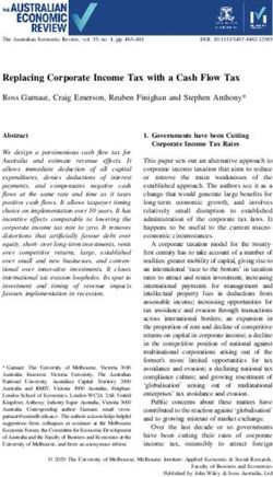 Replacing Corporate Income Tax with a Cash Flow Tax - Ross ...