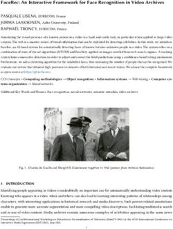 FaceRec: An Interactive Framework for Face Recognition in Video Archives - Zenodo