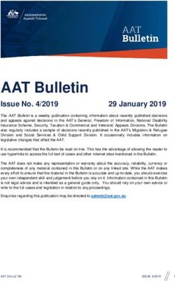 AAT Bulletin Issue No. 4/2019 - Administrative Appeals Tribunal