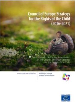 Council of Europe Strategy for the Rights of the Child (2016-2021) - Coe