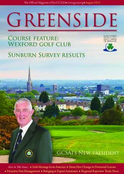 Greenside Course feature: Wexford golf club sunburn survey results - gcsai