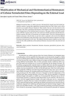 Modification of Mechanical and Electromechanical Resonances of Cellular Ferroelectret Films Depending on the External Load - MDPI