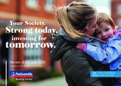 Tomorrow. Strong today, Your Society - Review of the year 2019 - Nationwide Building Society