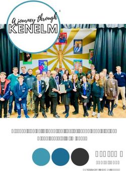 KENELM YOUTH TRUST Registered charity number 1144209 - A schools guide to opportunities for young people in