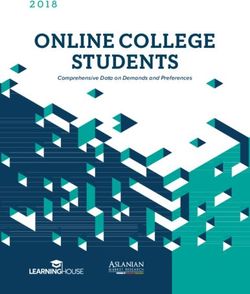 ONLINE COLLEGE STUDENTS - Comprehensive Data on Demands and Preferences - Learning House