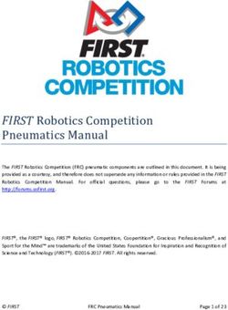FIRST Robotics Competition Pneumatics Manual