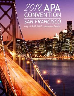 2018 APA CONVENTION SAN FRANCISCO - SPSP