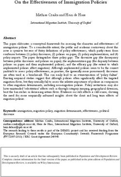 On the Effectiveness of Immigration Policies