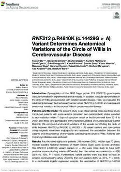 RNF213 p.R4810K (c.14429G A) Variant Determines Anatomical Variations of the Circle of Willis in Cerebrovascular Disease
