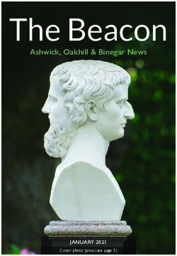 The Beacon Ashwick, Oakhill & Binegar News - JANUARY 2021 - Ashwick Parish