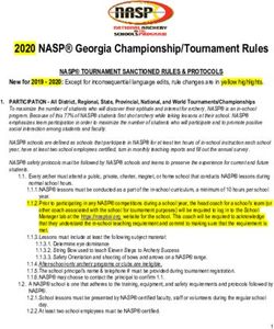 2020 NASP Georgia Championship/Tournament Rules