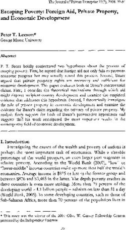 Escaping Poverty: Foreign Aid, Private Property, and Economic Development