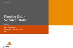FIRMING SOLAR NO SILVER BULLET - SALLY TORGOMAN MANAGING DIRECTOR - ILA PWC MAY 2019 - CLEAN ENERGY COUNCIL