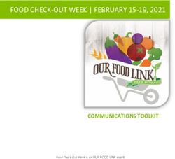 FOOD CHECK-OUT WEEK | FEBRUARY 15-19, 2021 - COMMUNICATIONS TOOLKIT - Florida Farm Bureau ...