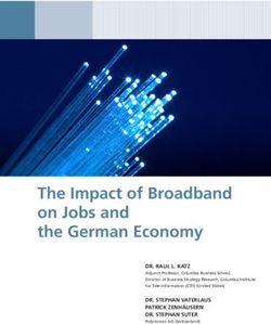 The Impact of Broadband on Jobs and the German Economy - ITU