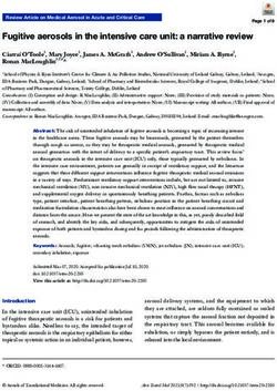 Fugitive aerosols in the intensive care unit: a narrative review - Annals of ...