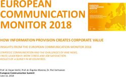EUROPEAN COMMUNICATION MONITOR 2018