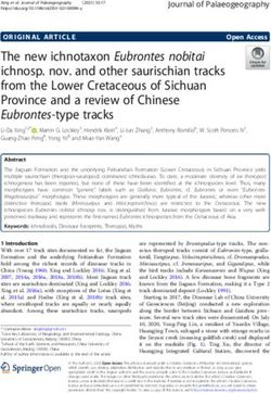The new ichnotaxon Eubrontes nobitai ichnosp. nov. and other saurischian tracks from the Lower Cretaceous of Sichuan Province and a review of ...