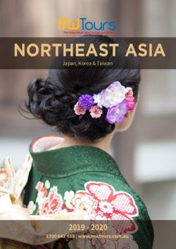 NORTHEAST ASIA 2019 - 2020 - Japan, Korea & Taiwan - MW Tours