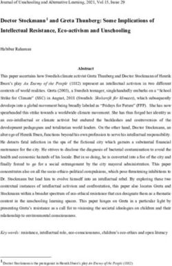 Doctor Stockmann1 and Greta Thunberg: Some Implications of Intellectual Resistance, Eco-activism and Unschooling