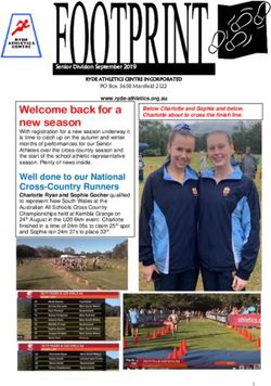 Welcome back for a new season - Ryde Athletics Centre