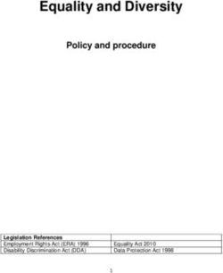 Equality and Diversity - Policy and procedure - Birtenshaw