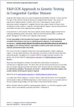 Y&H CCN Approach to Genetic Testing in Congenital Cardiac Disease