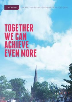 TOGETHER WE CAN ACHIEVE EVEN MORE - SOLIHULL BID BUSINESS RENEWAL PLAN 2015-2020