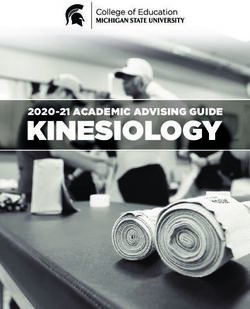 2020-21 ACADEMIC ADVISING GUIDE - MSU College of ...